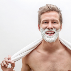 Бритье с горячим полотенцем 5 секретных шагов.