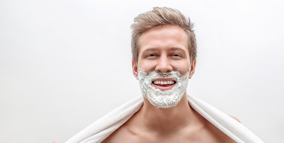 Бритье с горячим полотенцем 5 секретных шагов.